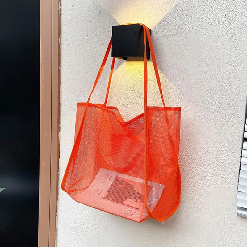 On The Go Mesh Totes